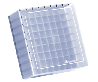 Boîte de conservation, couvercle coiffant, PP, format : 9 x 9, pour 81 récipients