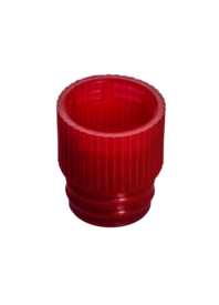 Push cap, red, suitable for tubes Ø 13 mm