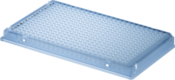 PCR plate full skirt, 384 well, transparent, Low Profile, 40 µl, PCR Performance Tested, PP