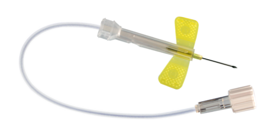 Safety-Multifly® needle, 20G x 3/4'', yellow, tube length: 240 mm, 1 piece(s)/blister