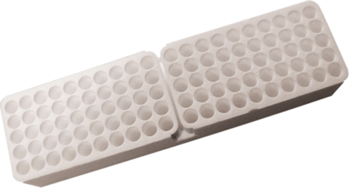 Rack, styrofoam, format: 20 x 5, suitable for S-Monovette® Ø 11 mm