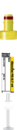 S-Monovette® Fluoruro/EDTA FE, 2,7 ml, cierre amarillo, (LxØ): 75 x 13 mm, con etiqueta de papel