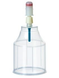 Universal blood culture adapter, For wide or narrow bottle neck, membrane adapter assembled