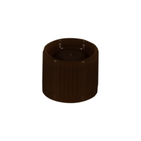 Tapón de rosca, marrón, adecuada para tubos Ø 16-16,5 mm