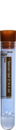 Tubo de amostra, Soro com Gel CAT, 4,4 ml, tampa marrom, (CxØ): 75 x 13 mm, com etiqueta de papel