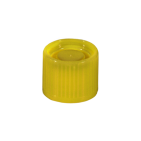 Bouchon à vis, jaune, compatible avec tubes Ø 16-16,5 mm