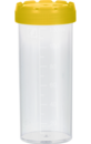 Becher multi-usage, 120 ml, (L x Ø) : 105 x 44 mm, gradué(e), PP, transparent