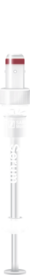 S-Monovette® Serum CAT, 2,7 ml, Verschluss weiß, (LxØ): 66 x 11 mm, mit Kunststoffetikett