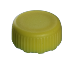Screw cap, yellow, suitable for screw cap micro tubes