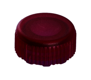 Bouchon à vis, rouge, stérile, compatible avec microtube avec bouchon à vis