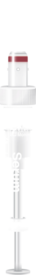 S-Monovette® Serum CAT, 2,6 ml, Verschluss weiß, (LxØ): 65 x 13 mm, mit Kunststoffetikett