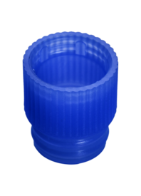 Tampa de pressão, azul, adequado para tubos de Ø 13 mm