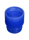 Tampa de pressão, azul, adequado para tubos de Ø 13 mm