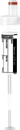 S-Monovette® Sérum CAT, 9 ml, bouchon blanc, (L x Ø) : 92 x 16 mm, avec étiquette papier