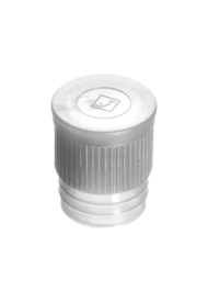 Push cap, natural, suitable for tubes Ø 16-17 mm
