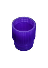 Bouchon pression, violet, compatible avec tubes Ø 13 mm