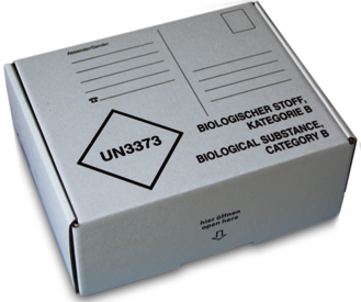 Embalaje de transporte correo postal, 192 x 146 x 75 mm, para contenedor de envío refrigerado