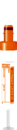 S-Monovette® Heparina de lítio LH, 2,6 ml, tampa laranja, (CxØ): 65 x 13 mm, com etiqueta de papel