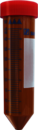 Tube avec bouchon à vis, 50 ml, (L x Ø) : 114 x 28 mm, PP, avec aplat