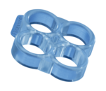 flexiPERM®, disc, wiederverwendbarer Silikoneinsatz, 4 Well, 5 Stück/Beutel