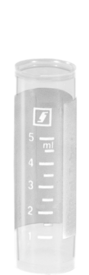Tube, 7 ml, (L x Ø) : 50 x 16 mm, PP, avec aplat
