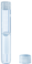 Tube avec bouchon à vis, 5 ml, (L x Ø) : 92 x 15,3 mm, double fond conique, fond du tube arrondi, PP, bouchon séparé, 1000 pièce(s)/sachet