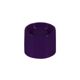 Schraubverschluss, lila, passend für Röhren Ø 16-16,5 mm