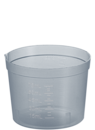 Gobelet de recueil des urines, 75 ml, (Ø x h) : 65 x 48 mm, PP, transparent