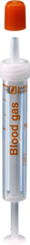 Monovette® para gas en sangre, heparina de litio equilibrada con calcio, 2 ml, cierre blanco/naranja, conexión: Luer (m)