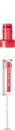 S-Monovette® EDTA K3E, 1.2 ml, cap red, (LxØ): 66 x 8 mm, with plastic label