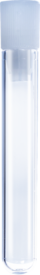 Tube segment opener, mounted on tube 75 x 12 mm, HD-PE, white, tube: PS