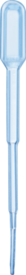 Pipeta de transferência, 1 ml, (CxL): 104 x 10 mm, PEBD, transparente