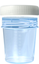 Schraubbecher, 100 ml, (ØxH): 57 x 76 mm, PP, transparent