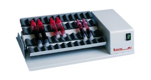 SARMIX® SM1, Rocking mixer, 230 V, 50 Hz - 60 Hz, for outpatient clinic, doctor's practice and laboratory, with EU plug
