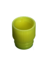 Tapón a presión, amarillo, adecuada para tubos Ø 13 mm