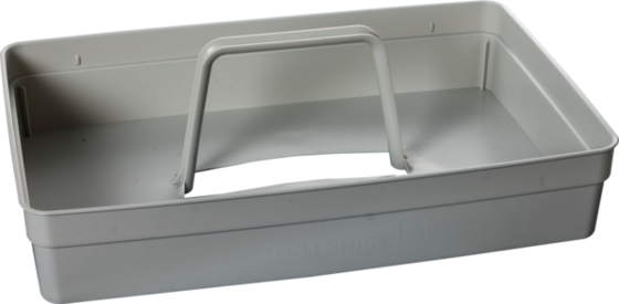 Safety tray, without insertion plate