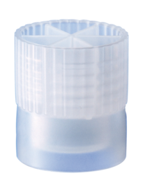 Skirted push cap, natural, suitable for tubes Ø 13 mm