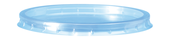 Snap-on lid, for 100-ml container 75.570, PS, transparent