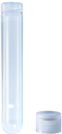 Tube avec bouchon à vis, 13 ml, (L x Ø) : 101 x 16,5 mm, PP