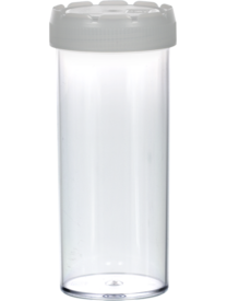 Multi-purpose container, max. volume: 120 ml, (LxØ): 105 x 44 mm, PS, transparent