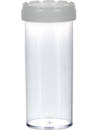 Multi-purpose container, max. volume: 120 ml, (LxØ): 105 x 44 mm, PS, transparent