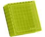 Storage box, slip-on lid, PP, format: 9 x 9, for 81 collection tubes