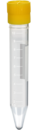 Tubo, 10 ml, (CxØ): 100 x 16 mm, PP, com graduação impressa