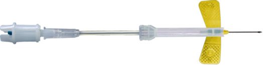 Safety-Multifly® needle, 20G x 3/4'', yellow, tube length: 80 mm, 1 piece(s)/blister