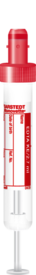 S-Monovette® EDTA K3, 2,7 ml, tampa vermelha, (CxØ): 75 x 13 mm, com etiqueta de papel