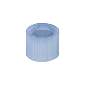 Schraubverschluss, transparent, passend für Röhren Ø 16-16,5 mm