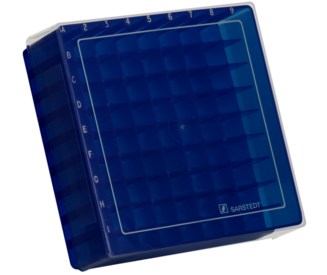 Boîte de conservation, couvercle coiffant, PP, format : 9 x 9, pour 81 récipients