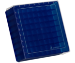 Storage box, slip-on lid, PP, format: 9 x 9, for 81 collection tubes