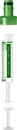 S-Monovette® Citrate 3.2%, 5.4 ml, cap green, (LxØ): 90 x 13 mm, with paper label