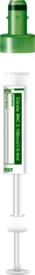 S-Monovette® Citrato 9NC 0.106 mol/l 3,2%, 5,4 ml, cierre verde, (LxØ): 90 x 13 mm, con etiqueta de papel
